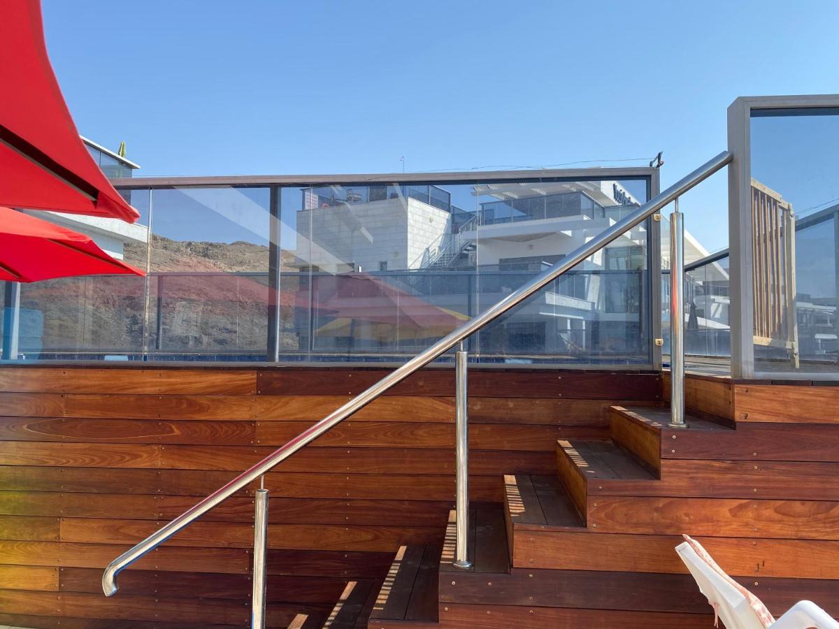 Appartamento Stunning Penthouse With Sea Views And Private Heated Pool Eilat Esterno foto